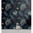 thumbnail image 1 of Ambesonne, Boho Forest Peel & Stick Wallpaper for Home, Exotic Leaf Pattern, 13"x36", Charcoal Grey and Plum, 1 of 5
