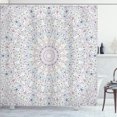 thumbnail image 1 of Ambesonne Boho Hippie Shower Curtain, Circular Concentric, 69"Wx70"L, Multicolor, 1 of 4
