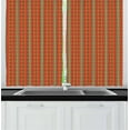 thumbnail image 1 of Ambesonne Boho Kitchen Curtains, Retro Inspirations, 55"x39", Multicolor, 1 of 2