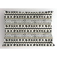thumbnail image 1 of Ambesonne Boho Pillow Sham, Abstract Prehistoric, 36" X 20", Black Yellow, 1 of 2