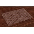 thumbnail image 1 of Ambesonne Boho Place Mats Set of 4, Colorful Peruvian, Standard Size, Multicolor, 1 of 4
