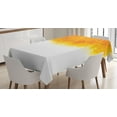 thumbnail image 1 of Ambesonne Boho Tablecloth Rectangular Table Cover, Bohemian Style Tribal Motif, 60"x84", Burnt Orange Orange, 1 of 4
