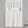 thumbnail image 1 of Ambesonne Boho Valance & Curtain, Moons Monochrome Celestial Art, 55"x36", Pale Caramel and Off White, 1 of 7