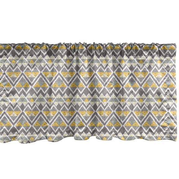 Ambesonne Boho Window Valance, Bohemian Art Pattern, 42" x 12", Multicolor