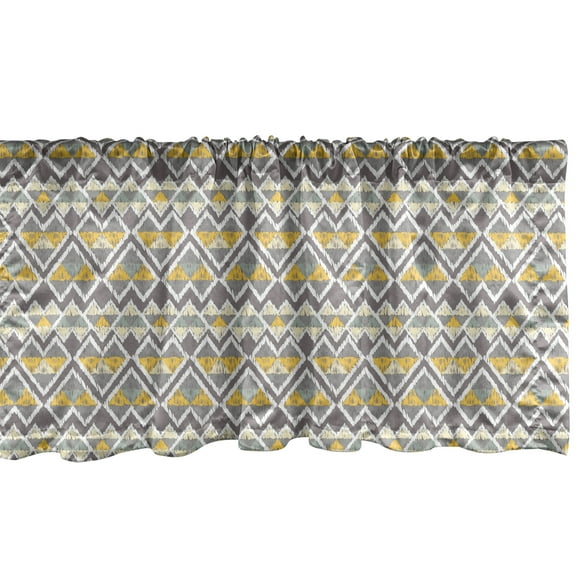 Ambesonne Boho Window Valance, Bohemian Art Pattern, 54" X 12", Multicolor