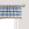 thumbnail image 1 of Ambesonne Boho Window Valance, Grunge and Colorful Zigzags, 54" X 18", Multicolor, 1 of 5