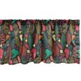 thumbnail image 1 of Ambesonne Boho Window Valance, Hand Sketched Random Shapes, 54" X 18", Dark Taupe Multicolor, 1 of 3