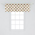 thumbnail image 1 of Ambesonne Boho Window Valance, Native Pattern with Abstract Dreamcatchers in Earth Tones Print, Curtain Valance for Kitchen Bedroom Decor with Rod Pocket, 54" X 18", Multicolor, 1 of 2