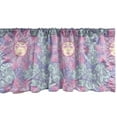 thumbnail image 1 of Ambesonne Boho Window Valance, Sun with Human Faces, 54" X 18", Multicolor, 1 of 3