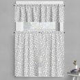 thumbnail image 1 of Ambesonne Bones Valance & Curtain, Random Dog Bones Scattered, 55"x24", Pale Grey Charcoal Grey, 1 of 7