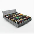 thumbnail image 1 of Ambesonne Bookshelf Fitted Sheet, Cartoon Colorful Books, Queen Size, Multicolor, 1 of 3