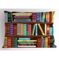 thumbnail image 1 of Ambesonne Bookshelf Pillow Sham, Different Subjects Books, 26" X 20", Multicolor, 1 of 2