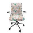 thumbnail image 1 of Ambesonne Botanic Office Chair Cover Stretchable High Back, Monstera Bluebells Birds, Multicolor, 1 of 1