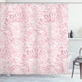 thumbnail image 1 of Ambesonne Botanic Shower Curtain, Vintage Floral Pattern Art, 69"Wx70"L, Pastel Pink, 1 of 4