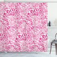 thumbnail image 1 of Ambesonne Botanic Shower Curtain, Vintage Floral Pattern Art, 69"Wx84"L, Hot Pink, 1 of 4