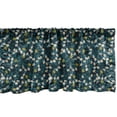 thumbnail image 1 of Ambesonne Botanic Window Valance, Vintage Forest and Berries, 42" x 18", Yellow Green Dark Teal, 1 of 3
