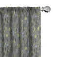 thumbnail image 1 of Ambesonne Botanical 4-Panel Curtains, Retro Branches Leaves, 56"x84", Green Grey and Ceil Blue, 1 of 4