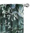 thumbnail image 1 of Ambesonne Botanical Curtains, Wild Flowers Vintage Plot, Pair of 28"x84", Hunter Green and Dark Teal, 1 of 5
