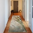 Ambesonne Botanical Decorative Rug Carpet, Sansevieria on Bohemian, 2