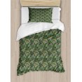 thumbnail image 1 of Ambesonne Botanical Duvet Cover Sets, Nature Growth Art Deco, 2-Twin, Jade Green, 1 of 3