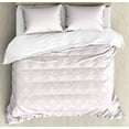 thumbnail image 1 of Ambesonne Botanical Duvet Cover Sets, Romantic Dandelion Flower, 2-Queen, Pale Rose Pale Pink, 1 of 7