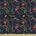 thumbnail image 1 of Ambesonne Botanical Fabric by the Yard Upholstery, Christmas Botany Graphic, 5 Yards, Multicolor, 1 of 5