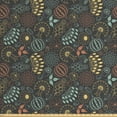 thumbnail image 1 of Ambesonne Botanical Fabric by the Yard Upholstery, Outline Drawn Berry, 5 Yards, Multicolor, 1 of 4