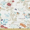 thumbnail image 1 of Ambesonne Botanical Fabric by the Yard Upholstery, Style Natural, 1 Yard, Multicolor, 1 of 5