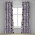 thumbnail image 1 of Ambesonne Botanical Grommet Curtain, Spring Eucalyptus Leaf, 50"x96", Olive Green Coconut Lilac, 1 of 5