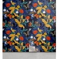 thumbnail image 1 of Ambesonne Botanical Peel & Stick Wallpaper for Home, Butterflies Jungle Leaves, 13"x100", Indigo and Multicolor, 1 of 5