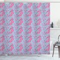 thumbnail image 1 of Ambesonne Botanical Shower Curtain, Psychedelic Citruses Art, 69"Wx70"L, Pale Fuchsia Purpleblue, 1 of 4