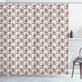 thumbnail image 1 of Ambesonne Botanical Shower Curtain, Watercolor Summer Garden, 69"Wx70"L, Multicolor, 1 of 5