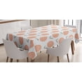 thumbnail image 1 of Ambesonne Botanical Tablecloth Rectangular Table Cover, Pastel Floral Spring, 52"x70", Peach Sage Green, 1 of 4