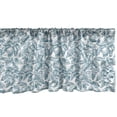 thumbnail image 1 of Ambesonne Botanical Valance Pack of 2, Hand Drawn Apple Trees, 42"X18", Blue and White, 1 of 3