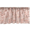 thumbnail image 1 of Ambesonne Botanical Valance Pack of 2, Hand Drawn Pinkish Flower, 42"X12", Blush, 1 of 3