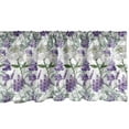 thumbnail image 1 of Ambesonne Botanical Valance Pack of 2, Lavender and Peony, 54"X12", Multicolor, 1 of 4