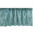 thumbnail image 1 of Ambesonne Botanical Window Valance, Abstract Bluish Leaves, 54" X 18", Multicolor, 1 of 3