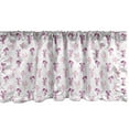 thumbnail image 1 of Ambesonne Botanical Window Valance, Flower Bouquet Silhouette, 54" X 18", Dark Magenta and Pale Pink, 1 of 3