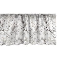 thumbnail image 1 of Ambesonne Botanical Window Valance, Fluffy Plant Outlines Art, 42" x 18", Dark Brown and Pale Brown, 1 of 3
