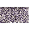 thumbnail image 1 of Ambesonne Botanical Window Valance, Raspberries Flowers Drops, 42" x 12", Cream and Quartz, 1 of 3