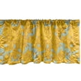 thumbnail image 1 of Ambesonne Botanical Window Valance, Romantic Sketch Roses, 54" X 12", Pale Green and Yellow, 1 of 3