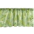 thumbnail image 1 of Ambesonne Botanical Window Valance, Sketched Pointy Plants, 54" X 12", Apple Green Multicolor, 1 of 3