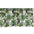thumbnail image 1 of Ambesonne Botanical Window Valance, Toucan Birds in Jungle, 54" X 12", Olive Green Brown Yellow, 1 of 3