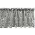 thumbnail image 1 of Ambesonne Botany Window Valance, Dots Lines and Dandelions, 42" x 18", Dimgray Pale Seafoam, 1 of 3