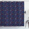 thumbnail image 1 of Ambesonne Bowling Shower Curtain, Vibrant Color Outlines, 69"Wx84"L, Multicolor, 1 of 3