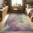 thumbnail image 1 of Ambesonne Branches Decorative Rug Carpet, Abstract Leafless Tree, 2' 2" x 3' 7", Pale Purple Grey Mauve, 1 of 5