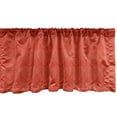 thumbnail image 1 of Ambesonne Brick Window Valance, Vibrant Heart Shaped Blocks, 54" X 18", Vermilion Pale Salmon, 1 of 3