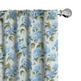 thumbnail image 1 of Ambesonne Bridal 4-Panel Curtains, Hydrangea Flowers Swirls, 56"x95", Pale Blue Reseda Green, 1 of 4