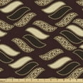 thumbnail image 1 of Ambesonne Brown Fabric by the Yard Upholstery, Cheetah Skin Pattern Savannah, 10 Yards, Redwood Brown, 1 of 4