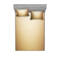 thumbnail image 1 of Ambesonne Brown Fitted Sheet & Pillow Sham Set, Abstract Plain Modern, Full, Pale Brown Cream, 1 of 2